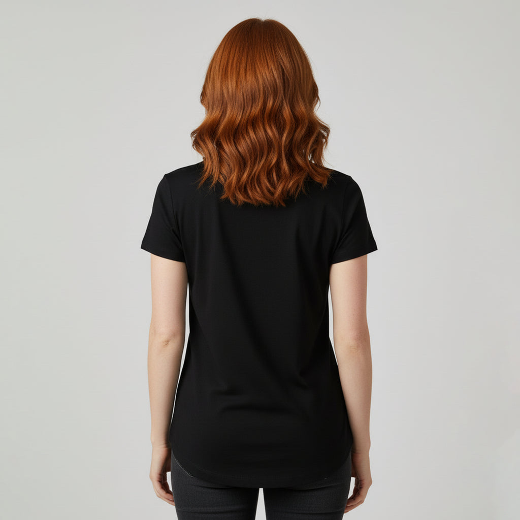 Camiseta Babylook Preta e-lla