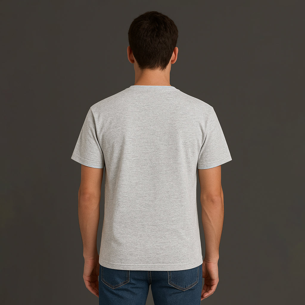 Camiseta Cinza Mescla Unissex e-cletic