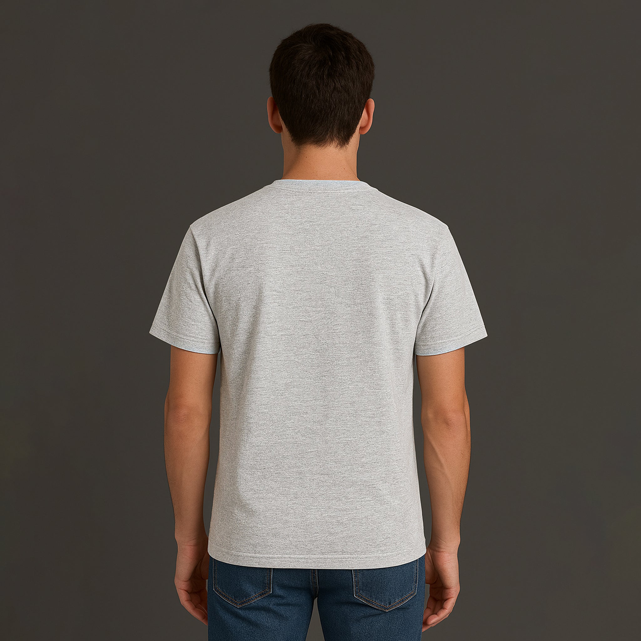 Camiseta Cinza Mescla Unissex e-cletic