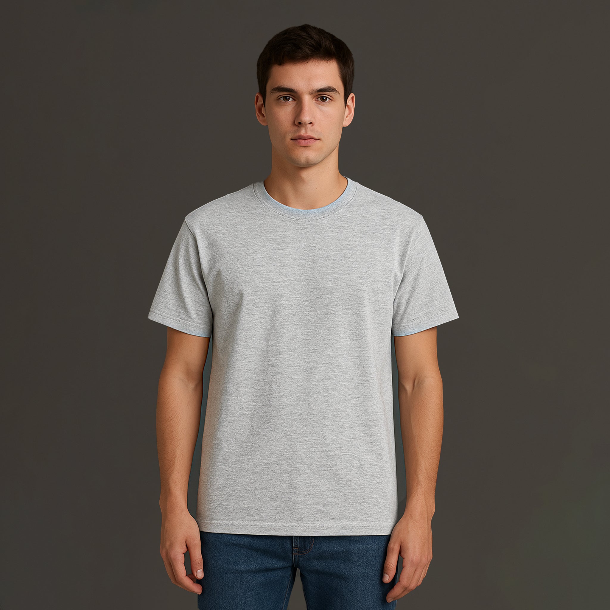 Camiseta Cinza Mescla Unissex e-cletic