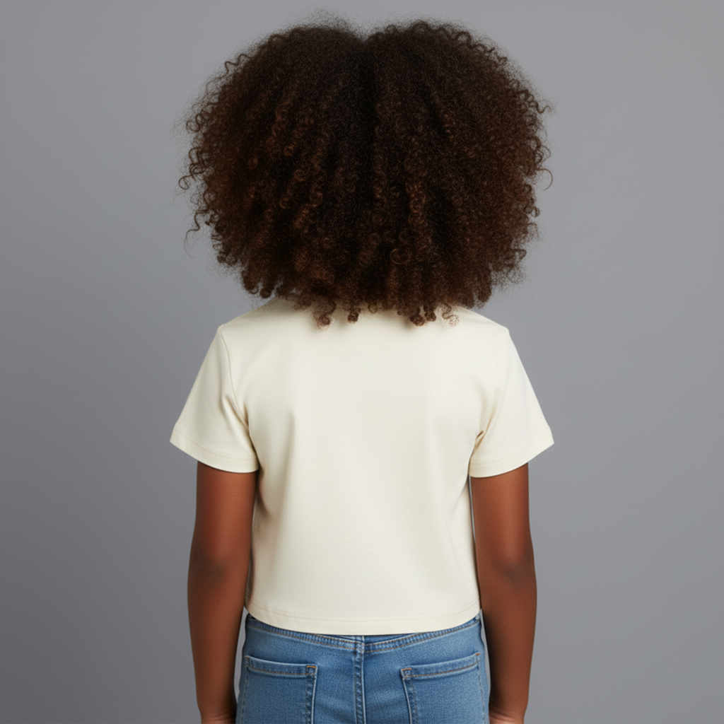 Cropped Off White Infantil e-tiny