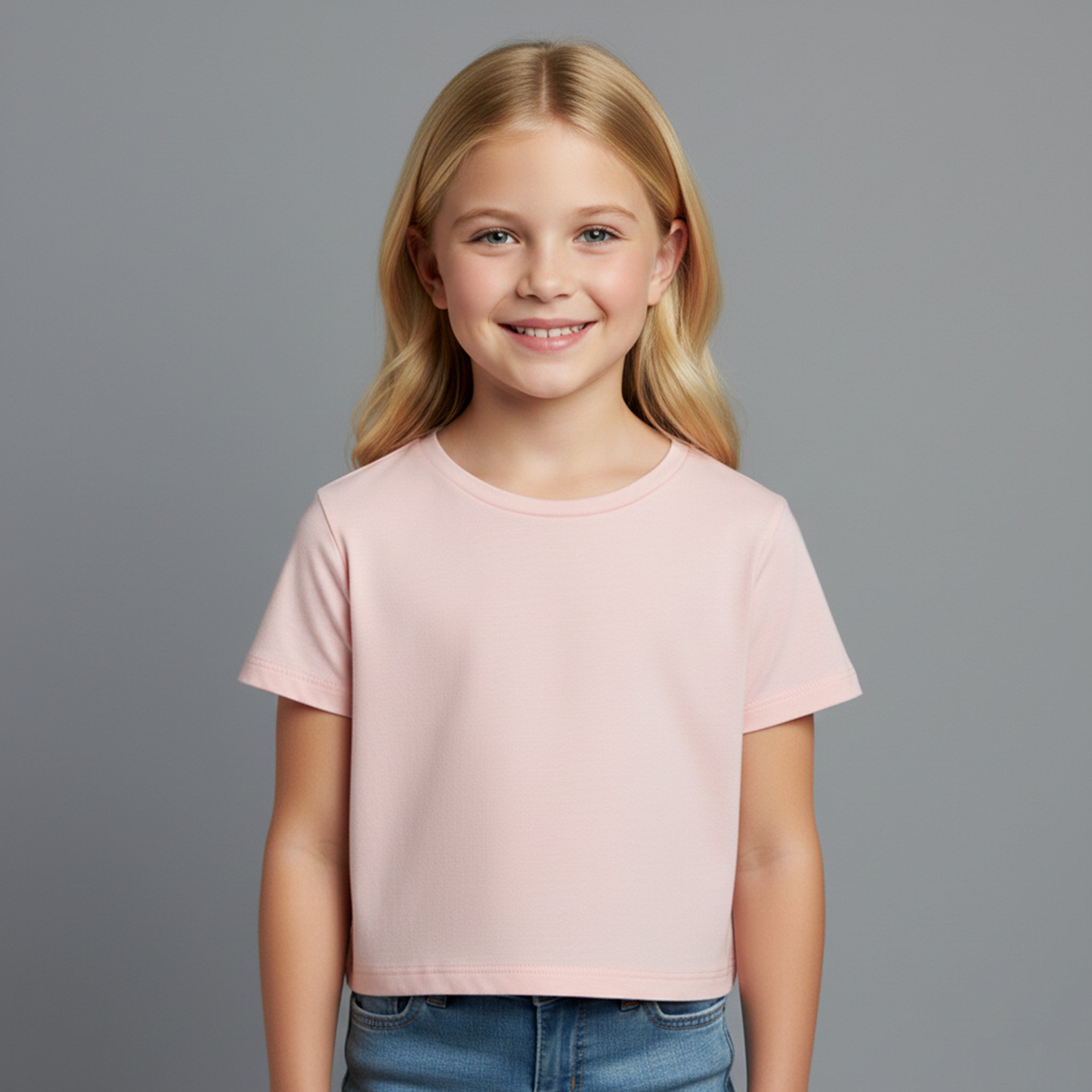 Cropped Rosa Bebê Infantil e-tiny