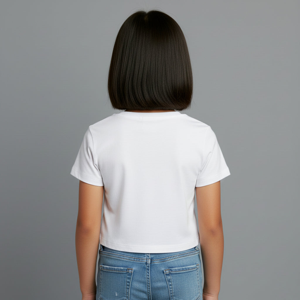 Cropped Branco Infantil e-tiny