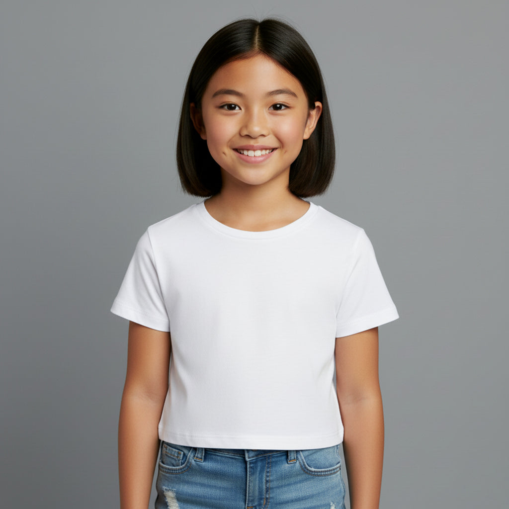 Cropped Branco Infantil e-tiny