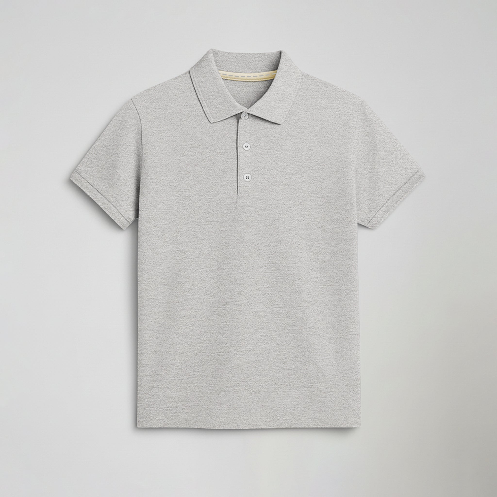 Polo Cinza Mescla Masculina e-sense