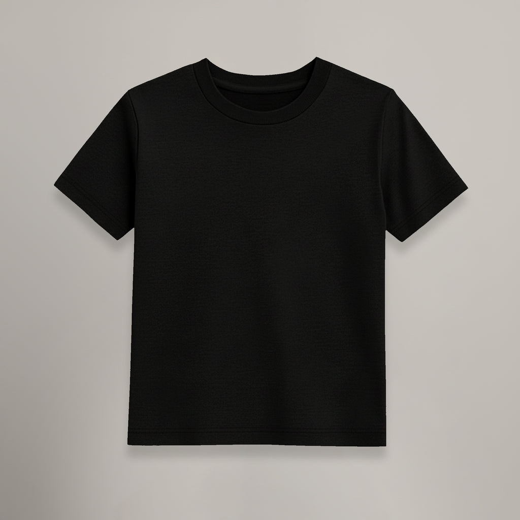 Camiseta Iinfantil Preta Unissex e-lil