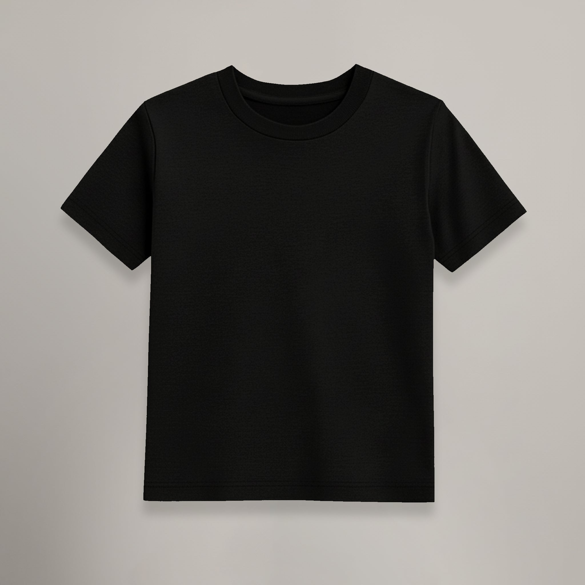 Camiseta Iinfantil Preta Unissex e-lil