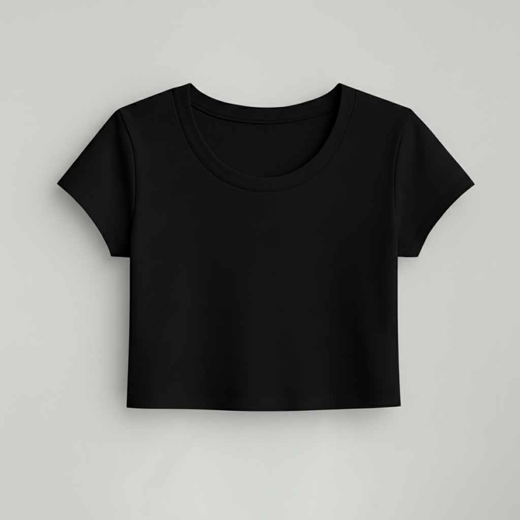 Cropped Preto Feminino e-xpose
