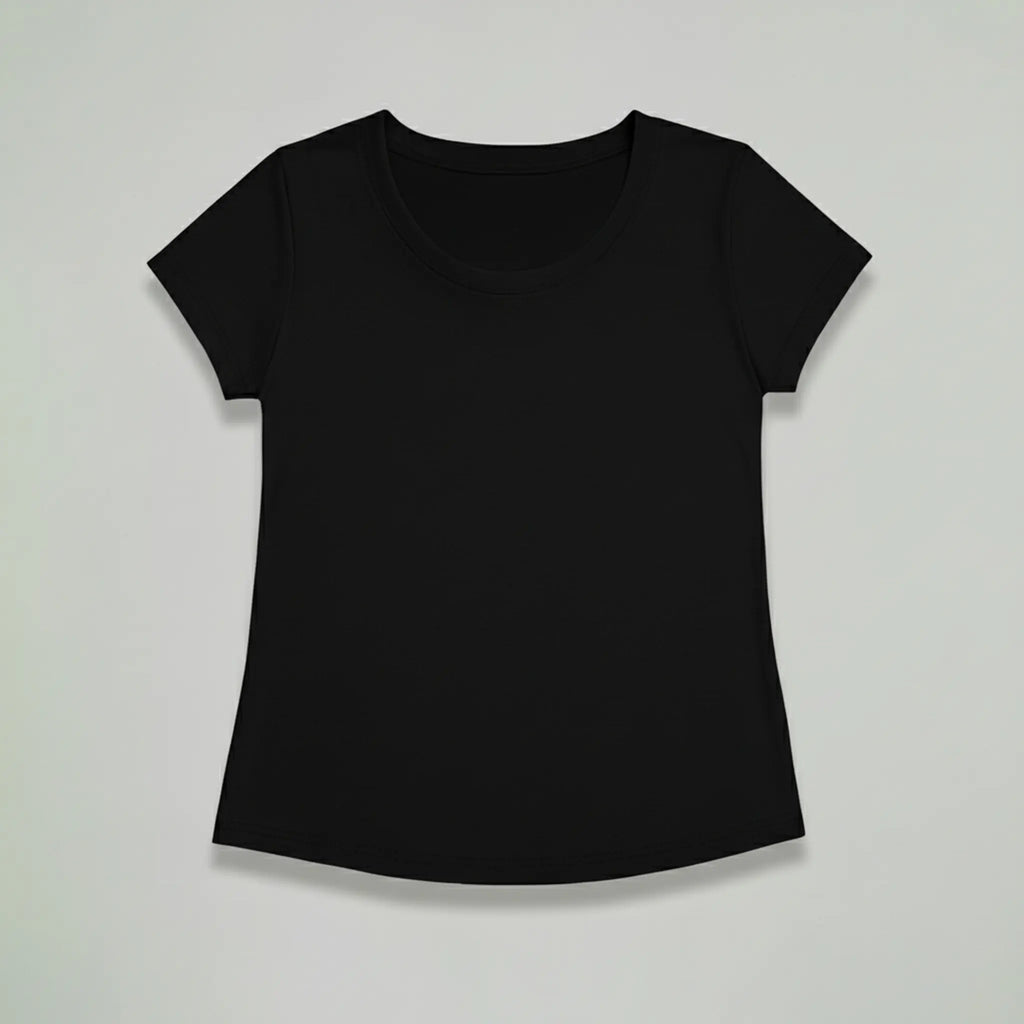 Camiseta Babylook Preta e-lla