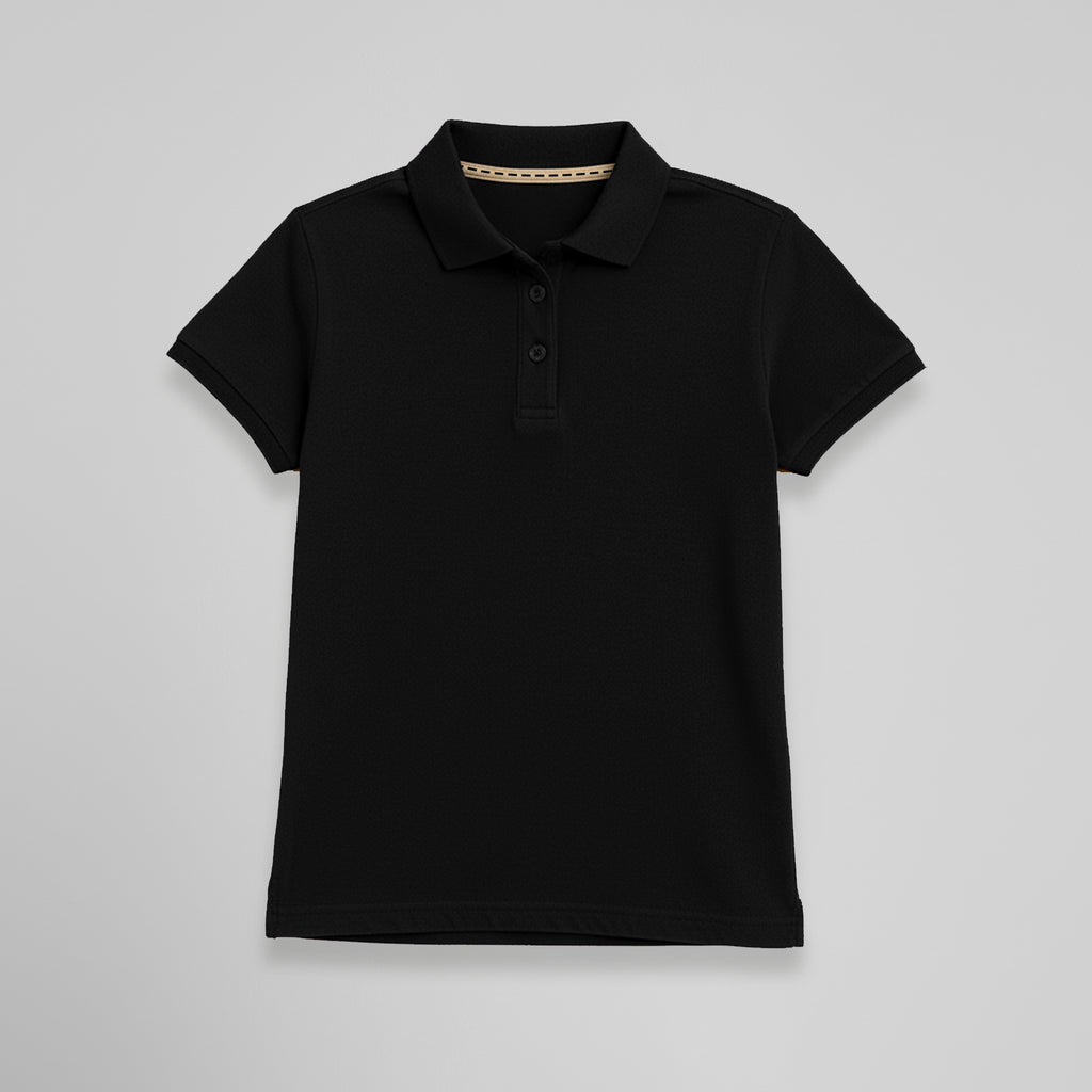 Polo Feminina Preta e-sensy
