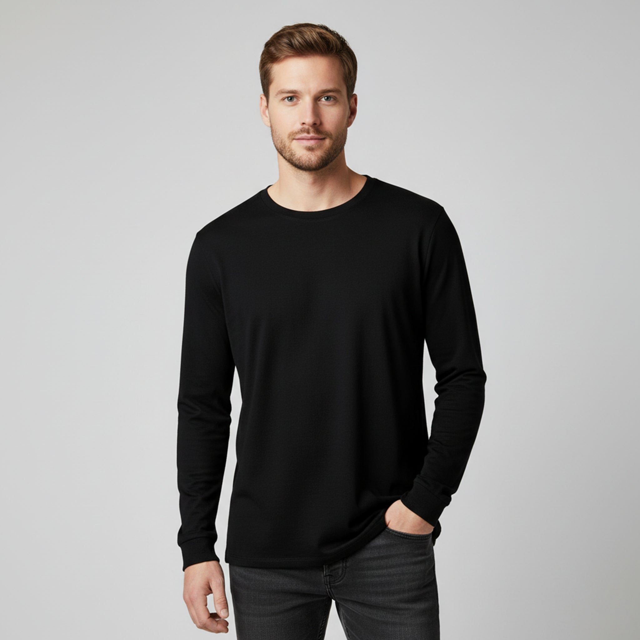 Manga Longa Preta e-xtense