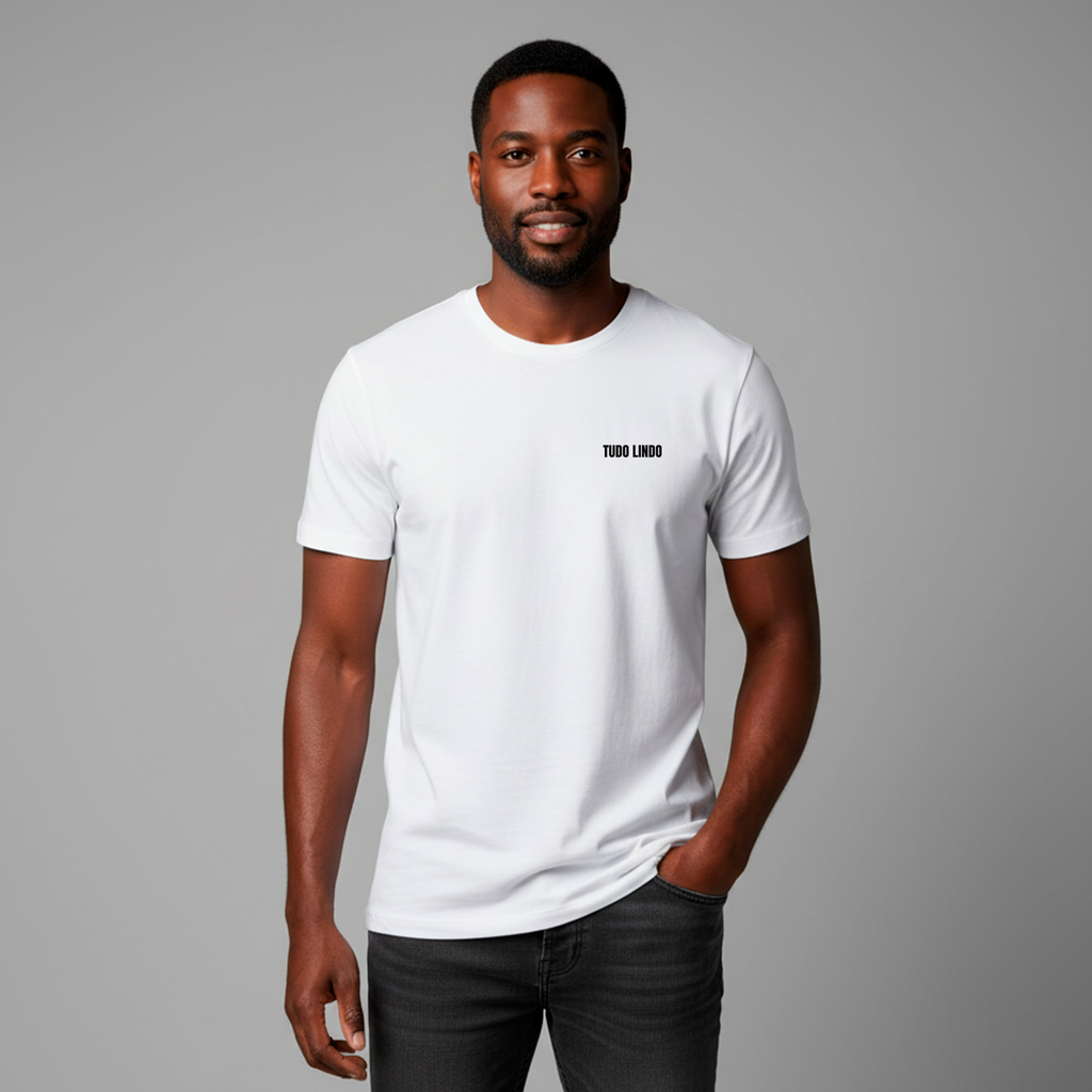 Camiseta Unissex  Branco e-cletic - Tudo Lindo