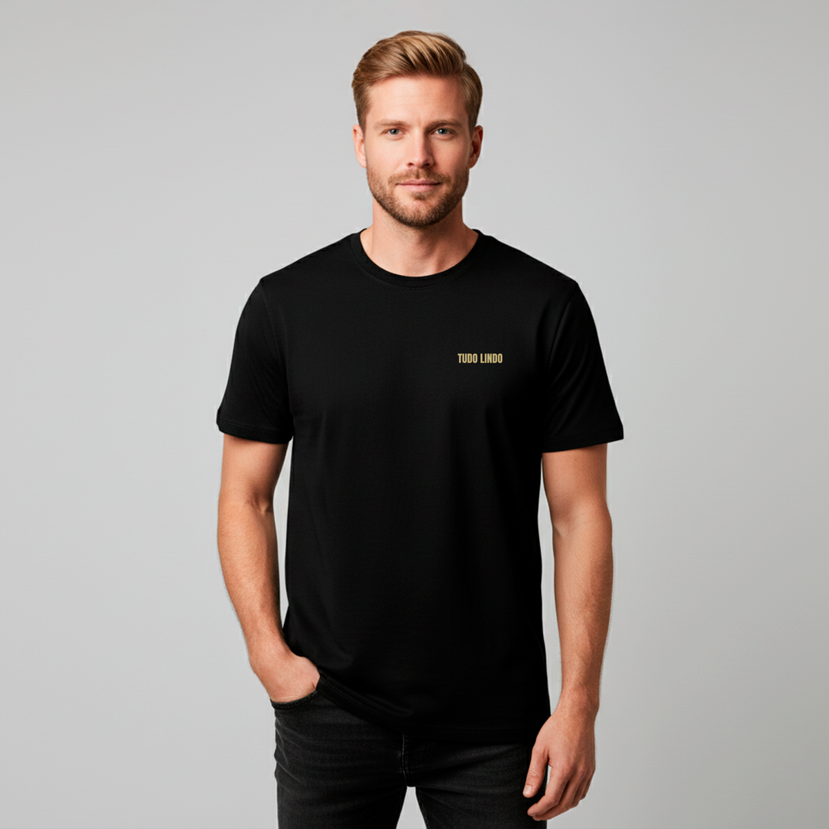 Camiseta Unissex Preto e-cletic - Tudo Lindo