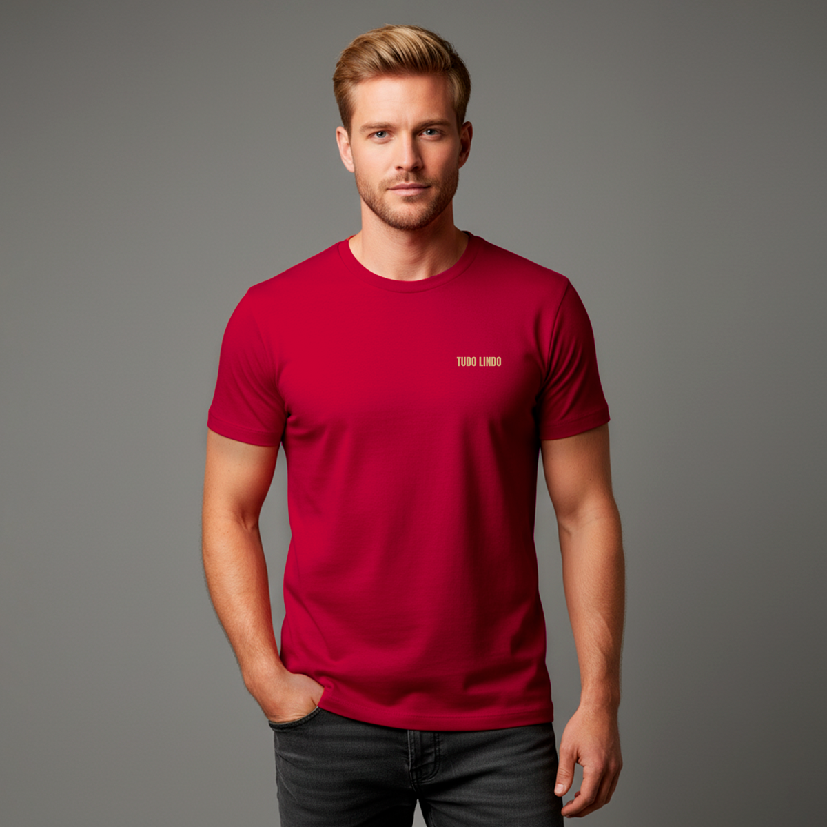 Camiseta Unissex Vermelho e-cletic - Tudo Lindo
