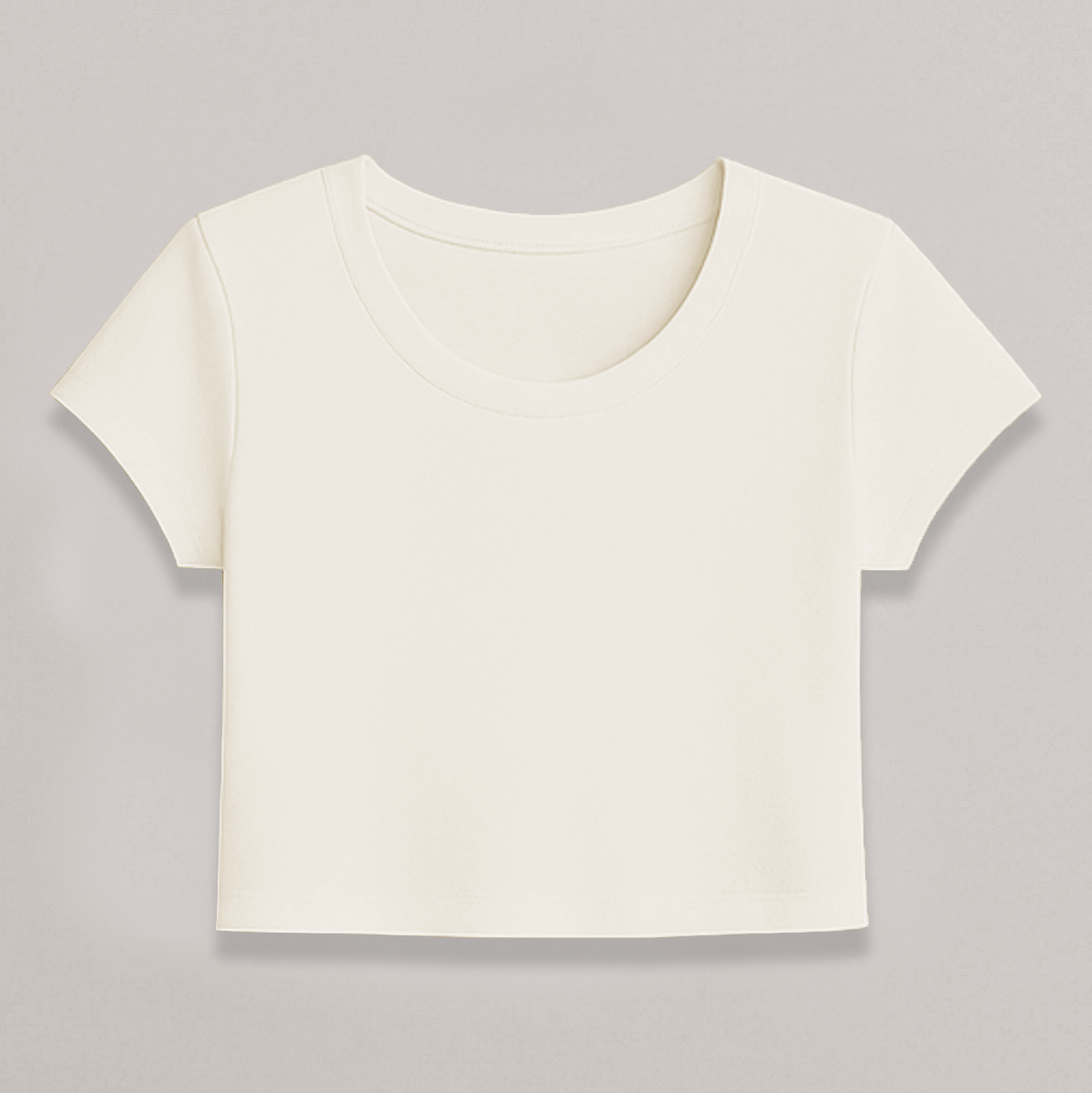 CROPPED OFF-WHITE BÁSICO - FEMININO ADULTO