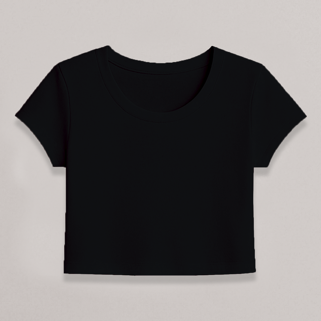 CROPPED PRETO BÁSICO - FEMININO ADULTO