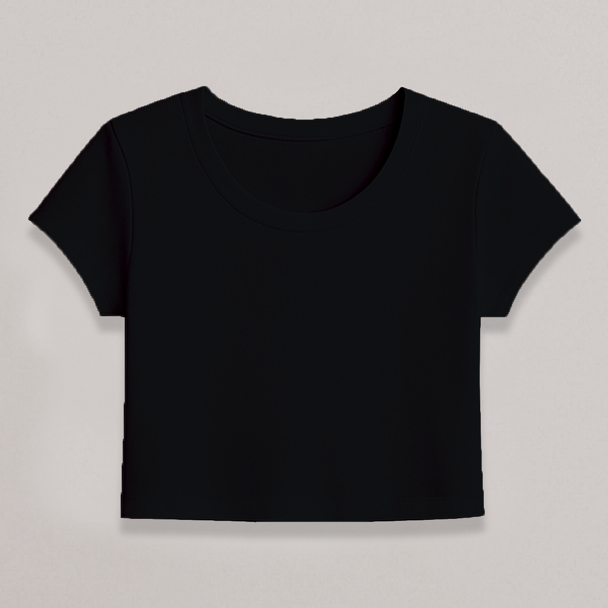 CROPPED PRETO BÁSICO - FEMININO ADULTO