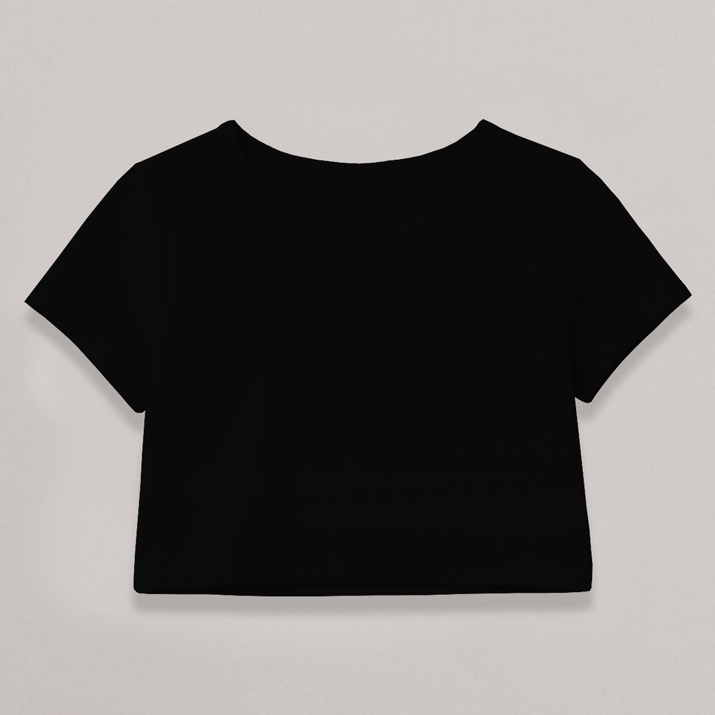 CROPPED PRETO BÁSICO - FEMININO INFANTIL