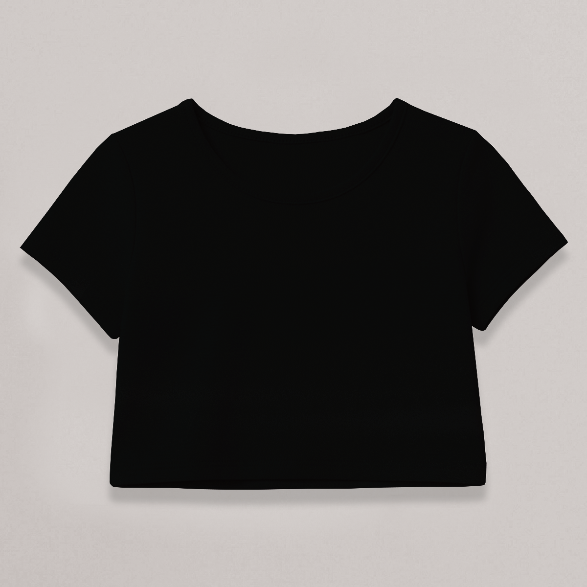 CROPPED PRETO BÁSICO - FEMININO INFANTIL