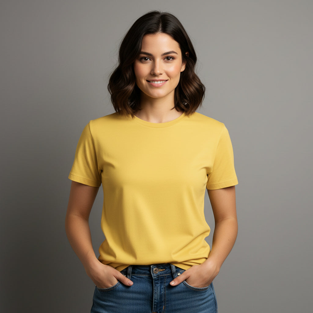 Camiseta Amarela Unissex e-cletic