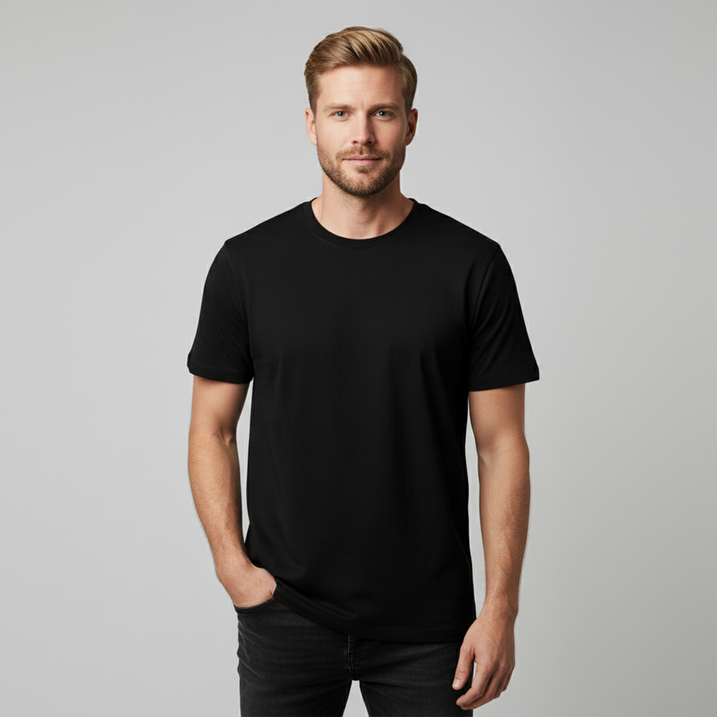 Camiseta Preta Unissex e-cletic