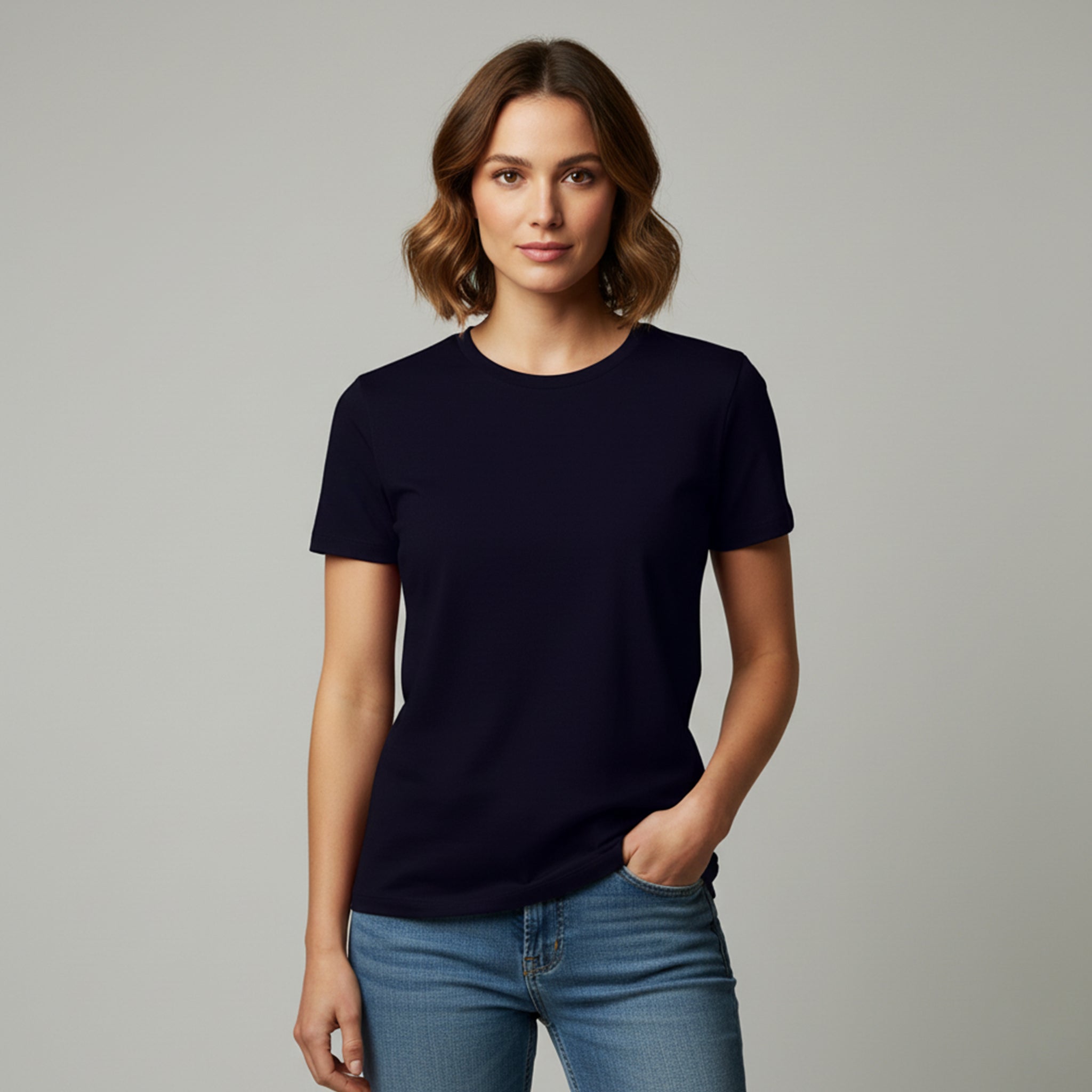 Camiseta Azul Marinho Unissex e-cletic