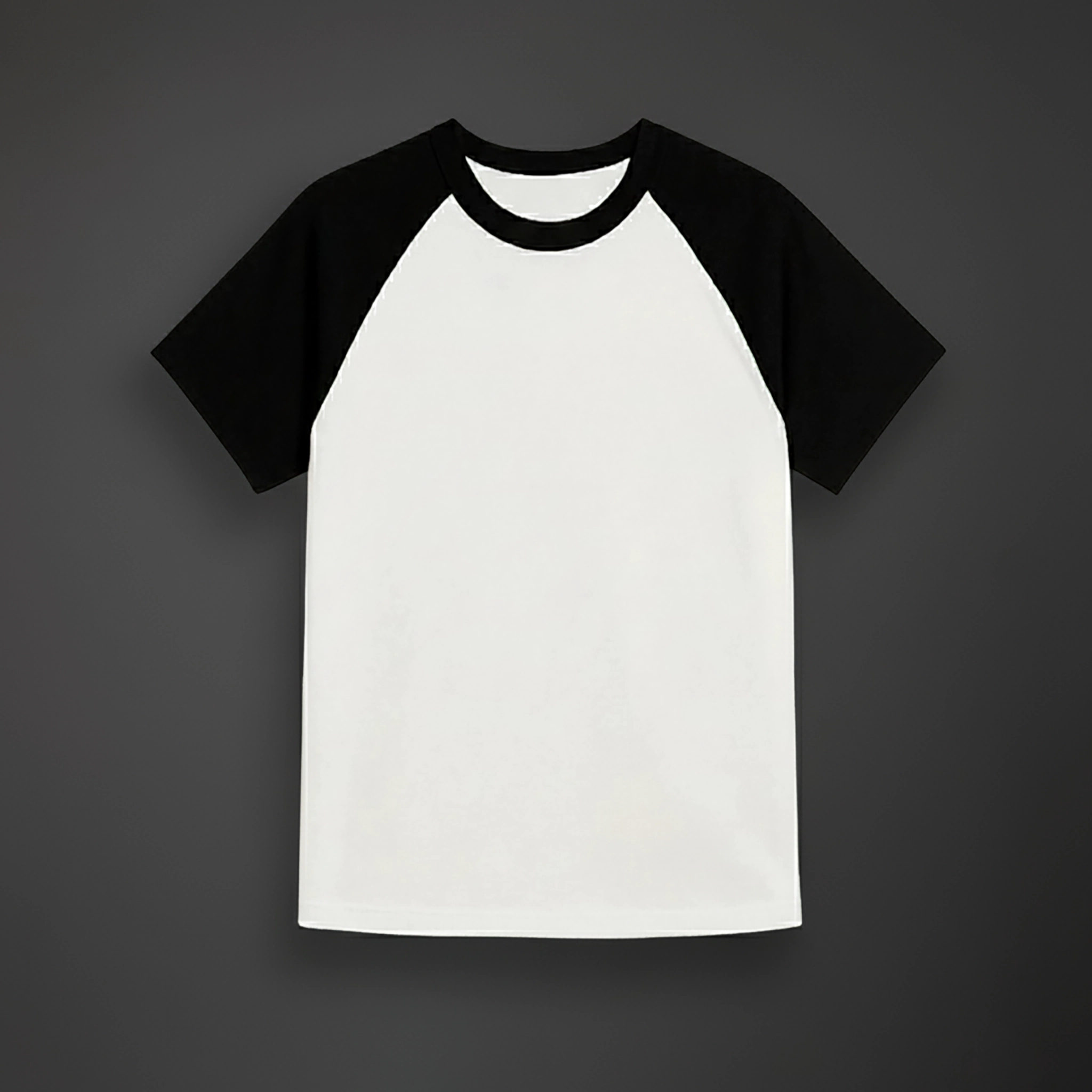 Raglan Branca e Preta e-lo