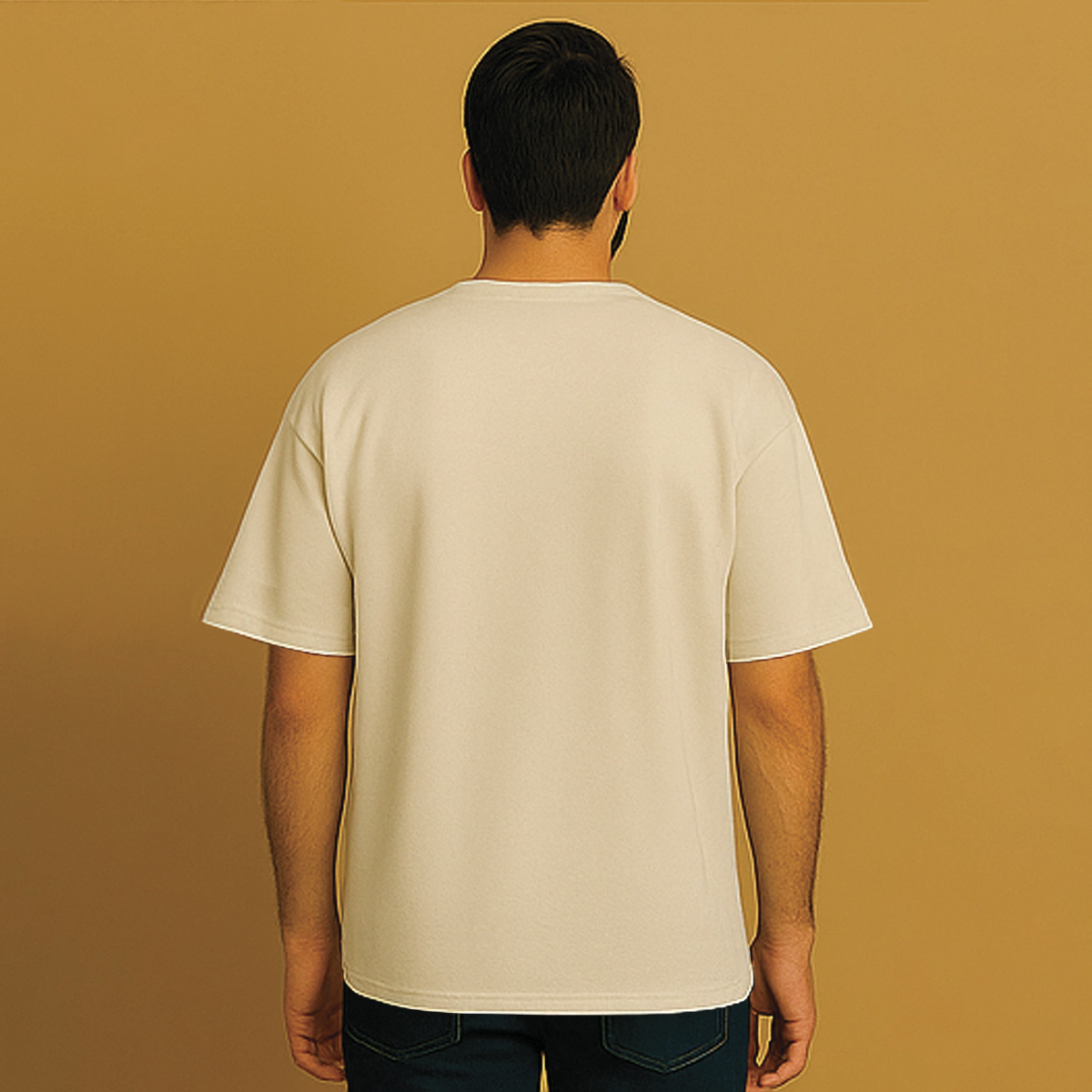 CAMISETA OVERSIZED OFF-WHITE BÁSICA