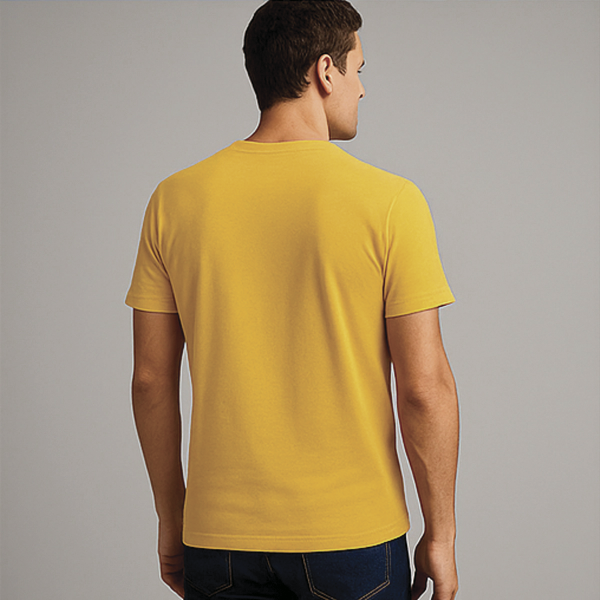 CAMISETA AMARELA BÁSICA - UNISSEX
