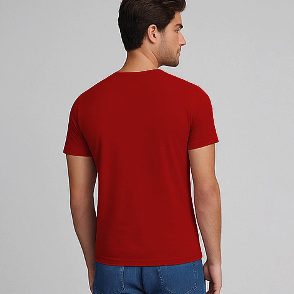 CAMISETA VERMELHA BÁSICA - UNISSEX