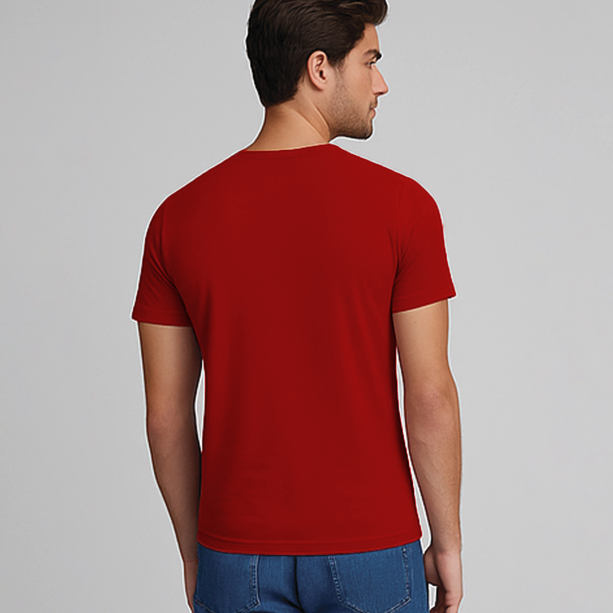 CAMISETA VERMELHA BÁSICA - UNISSEX