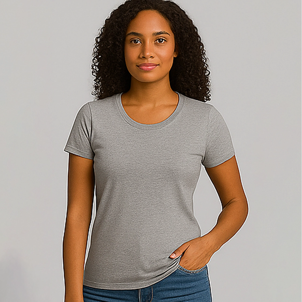 BABYLOOK CINZA MESCLA BÁSICA