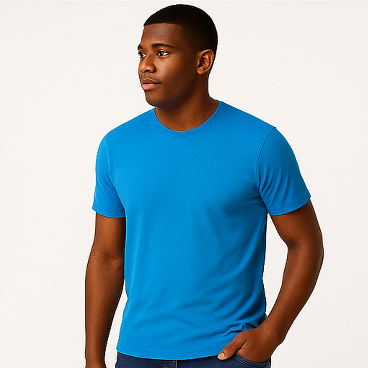 CAMISETA AZUL CELESTE BÁSICA - UNISSEX