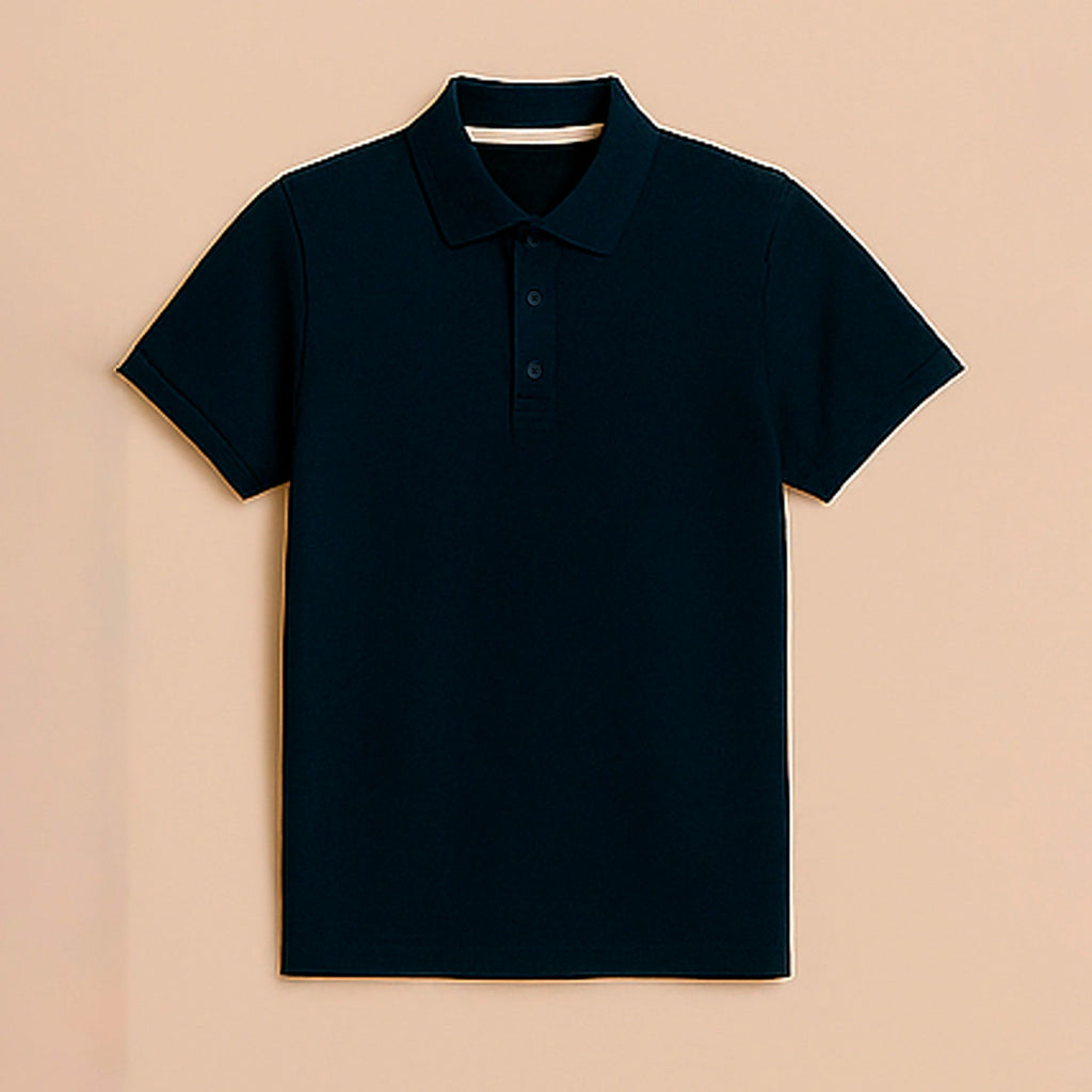 POLO AZUL MARINHO BÁSICA - MASCULINA